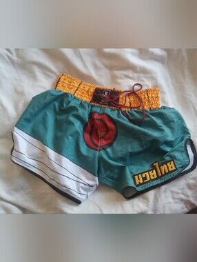 Grizz Rock Lee Naruto Styled Muy-Thai Boxing Trunks (RARE)